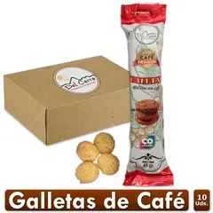 DEL CERRO - Galletas con café cafetas caja x10 uds