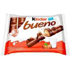 FERRERO ROCHER - Chocolates kinder bueno paquete x 3 dúos
