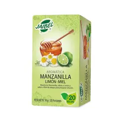 JAIBEL - Aromatica manzanilla limón miel plus x 20 unid