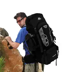 GENERICO - Morral Maleta Mochila Camping 75 litros Impermeable Viajes