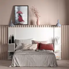 MUEBLES 2020 - Cabecera doble Phoenix Blanco