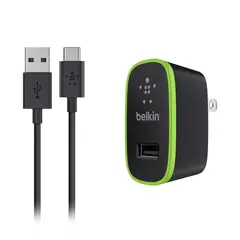 BELKIN - Cargador De Pared Usb 2.1 Amp Con Cable Usb-a A Usb-c