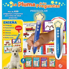 JUGANDO Y EDUCANDO - Set De Libros Interactivos Con Lápiz Mágico Para Preescolar