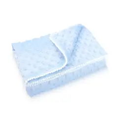 MOIS BABY - Cobija o Manta para Bebé en tela Burbuja Color Azul
