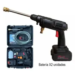 GENERICO - Hidrolavadora Portátil Recargable 2 Baterías Maleta.