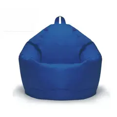 DORMIPUFF - Puff Silla Pera azul Mediano