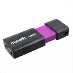 MAXELL - MEMORIA USB FLIX 32GB NEGRO/MORADO 2.0