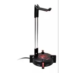 MAXELL - Base Para Diadema Gamer Con 4 Puertos Usb
