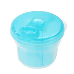 GENERICO - Porta Leche De Tres Divisiones Con Tapa - Azul