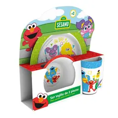 RONDA - SET VAJILLA PLAZA SESAMO 13 - 3 PZAS - - Multicolor