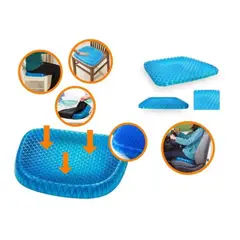 GENERAL - Cojín Silicona Gel Silla Oficina Carro Casa.