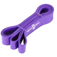 SPORTFITNESS - Banda poder elástica morada tonificacion gym