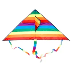 GENERICO - Cometa Chulo Arco Iris Multicolor 70cm Juego Aire Libre