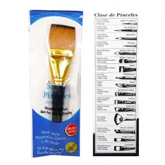 UNICORN - Pincel Sintético Unicolor Tipo Brocha 2 Pulgadas X Unidad