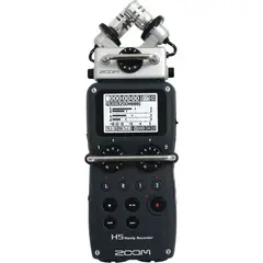 ZOOM - Grabadora portátil h5 de 4 entradas 4 pistas micróf x/y - negro
