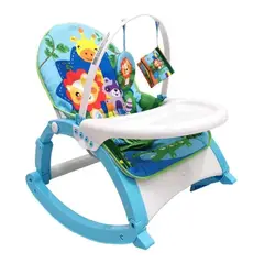 SUNBABY - Silla Comedor Bebe Mecedora Grande 0-4 años Oferta Reclinabl