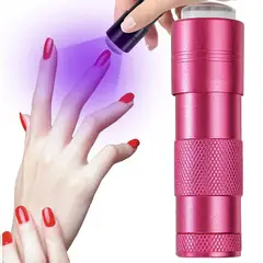 GENERAL - Lámpara Linterna Fucsia Press On Manicure Uñas..