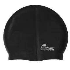 WONDER SPORT - GORRO NATACIÓN EN SILICONA WONDER NEGRO