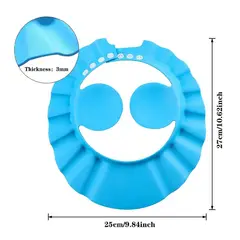 MUNDO BEBE - Gorro Visera De Ducha Para Baño Bebé Niño Protección Ojos.