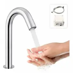 GENERICO - Griferia, Llave Sensor Lavamanos Baja Institucional 21 X 14