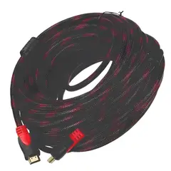 GENERICO - Cable Hdmi De 10 Mts Enmallado Doble Filtro Punta Dorada