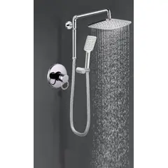 GENERICO - Kit Mezclador Aro Desviador Externo Teleducha Ducha Tames