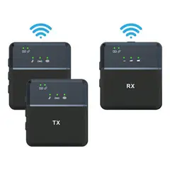 GENERICO - Microfono Inalambrico Pro Solapa 2 En 1 Celulares Celular Camara