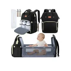 ZHOPI CO - Bolso Pañalera Con Cambiador De Bebe Plegable