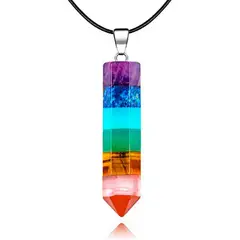 DAYOSHOP - Collar Cuarzo 7 Chakras + Estuche_.