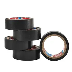 TESA - Cinta Aislante Eléctrico De Pvc Negra 5X18 mm X 5 Unds