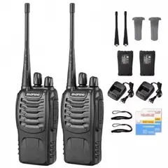 BAOFENG - Radio Walkie Talkie Bf-888s Uhf X2 Bateria 2800m Ah