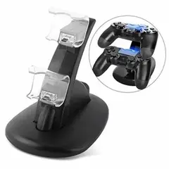 ONE PIXEL - Cargador Base Carga Dual Para Controles Ps4 Pro Slim Soporte.