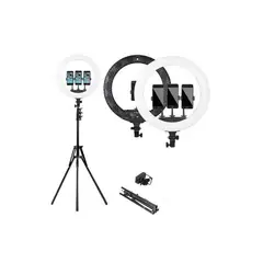 GENERICO - Aro de luz led flash 45 cm fotografía selfie black