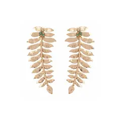 MARIA RESTREPO ENIGMA - Aretes enigma topo flor de caña
