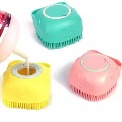 PETS ACCESORIOS - Cepillo Masajeador Dispensador De Shampoo Para Mascotas Baño