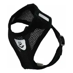 DIMATEX LEON - Pechera Chaleco + Correa Mascota Perro Negro TALLA M