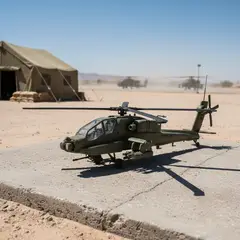 MAISTO - Avión De Colección Tailwinds A Escala Helicóptero Apache