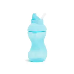 MUNCHKIN - Vaso Entrenador Azul con Pitillo Retractil de 10 Oz