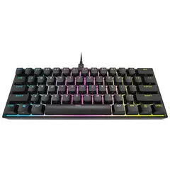 CORSAIR - Teclado mecanico para juegos k65 rgb mini chery mx negro