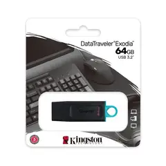 KINGSTON - Memoria USB 3.2 64 GB Kingstone DataTraveler Exodia