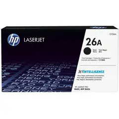 HP - Cartucho de tóner 26a-negro