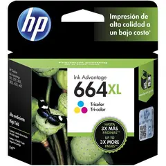 HP - Cartucho de tinta 664xl-tricolor