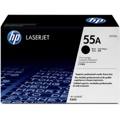 HP - Cartucho de tóner 55a laserjet-negro
