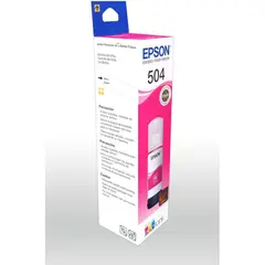 EPSON - Botella de tinta t504 magenta
