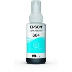 EPSON - Botella de tinta t664 cian