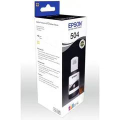 EPSON - Botellas de tinta t504 negro