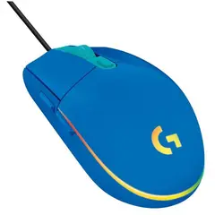 LOGITECH - Mouse g203 lights usb azul