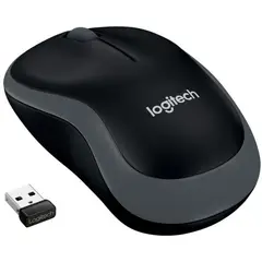 LOGITECH - Mouse Ergonomico Inalambrico M185 Negro Portatil Ambidiestro