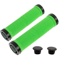 GW - Mangos Bicicleta Grip Puño Manillar Con Anillo Bloqueo