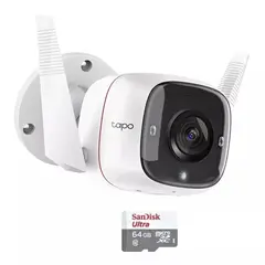 TP LINK - Cámara Ip Wifi Exterior 2k Color Tp-link Tapo C320ws 64gb